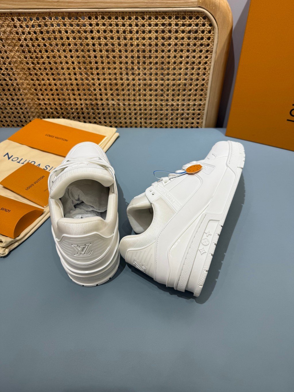 Sneakers Trainer 'Blanc Perle' — vue 24