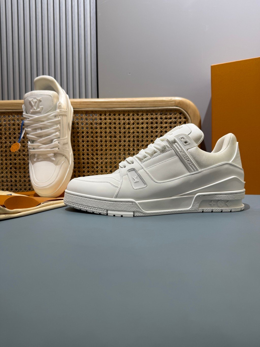 Sneakers Trainer 'Blanc Perle' — vue 25