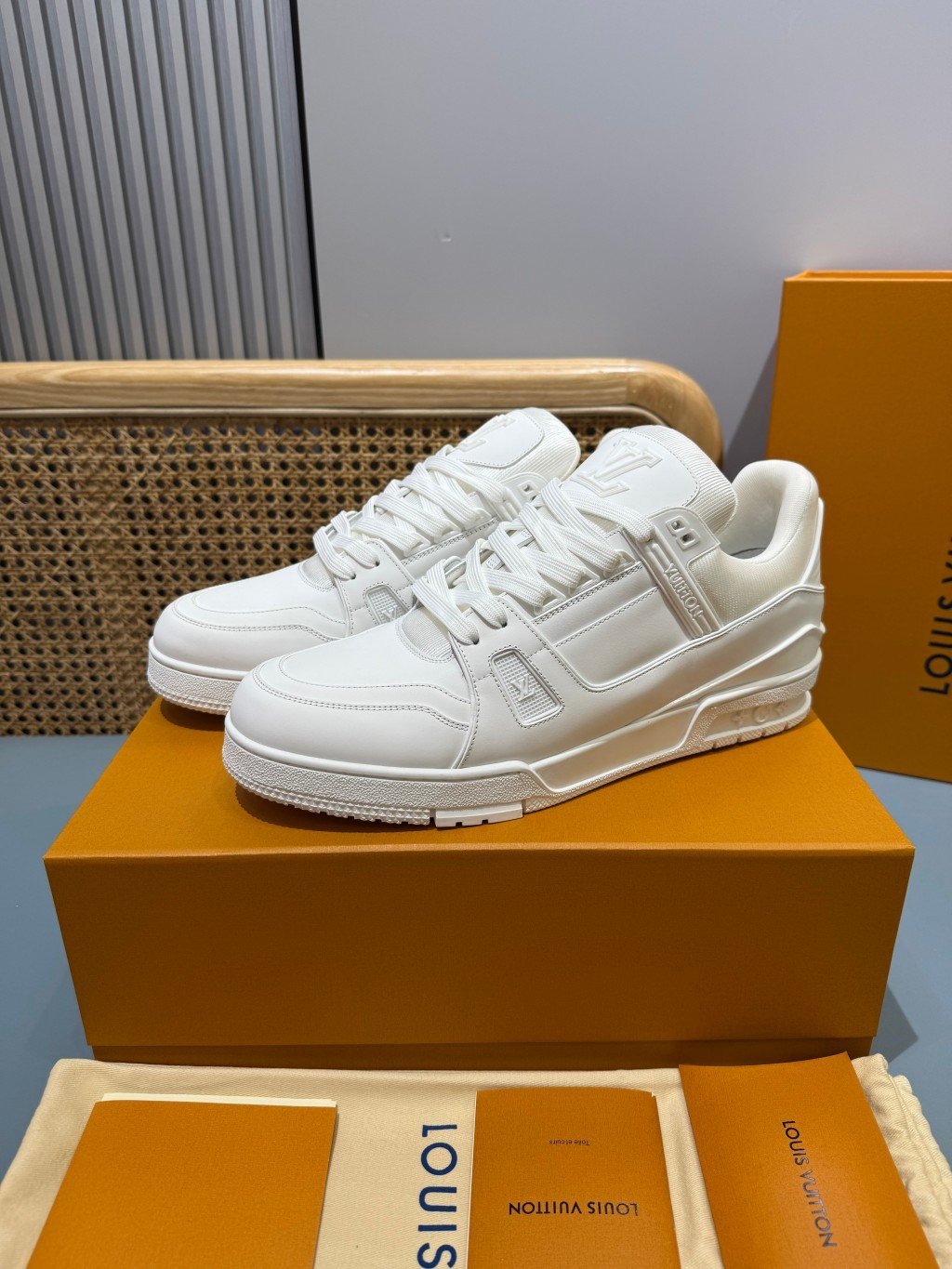 Sneakers Trainer 'Blanc Perle' — vue 29
