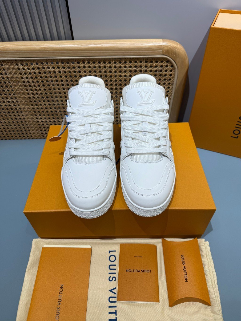 Sneakers Trainer 'Blanc Perle' — vue 30