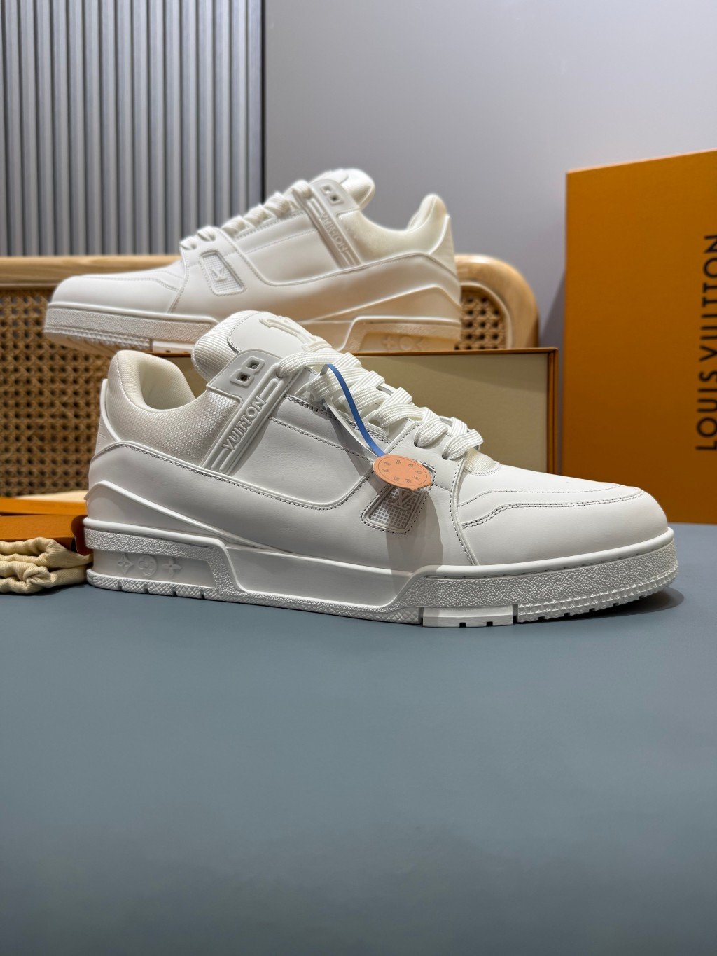 Sneakers Trainer 'Blanc Perle' — vue 31
