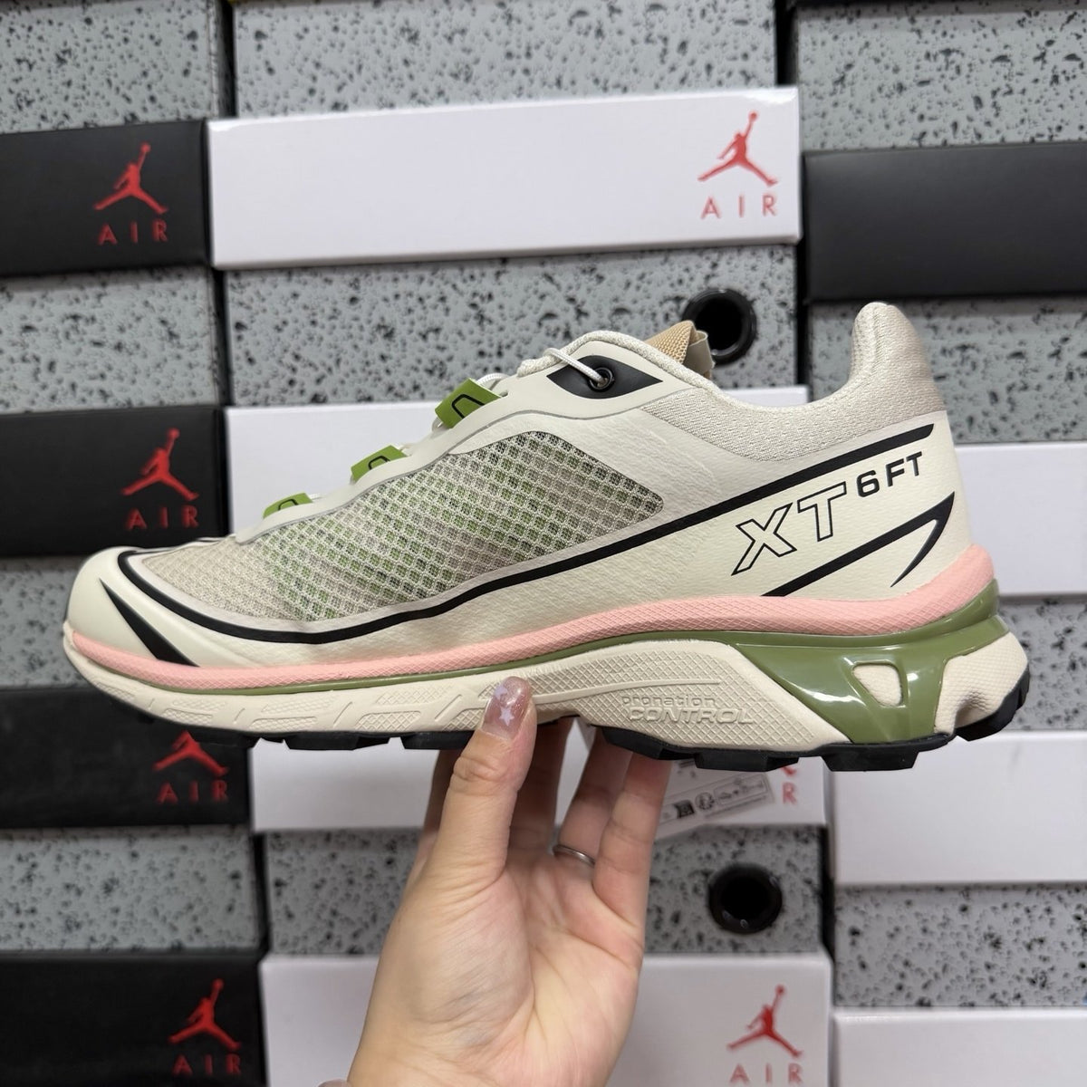 Sneakers XT-6 'Beige Pink' — vue 6