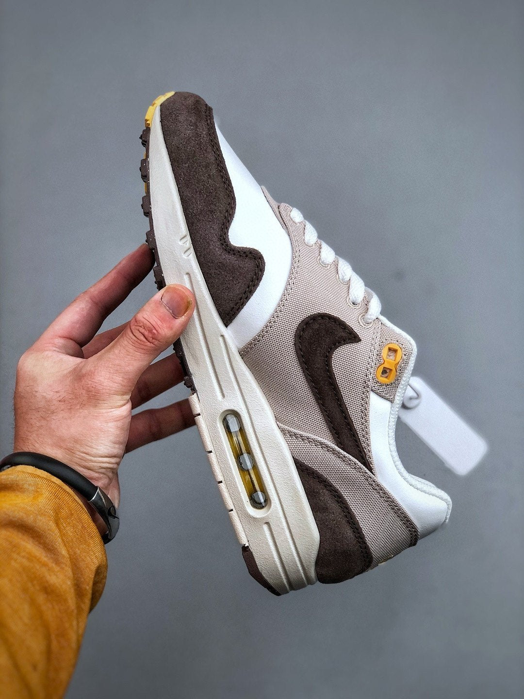 Nike Air Max 1 'Blanc Marron Chocolat' — vue 3