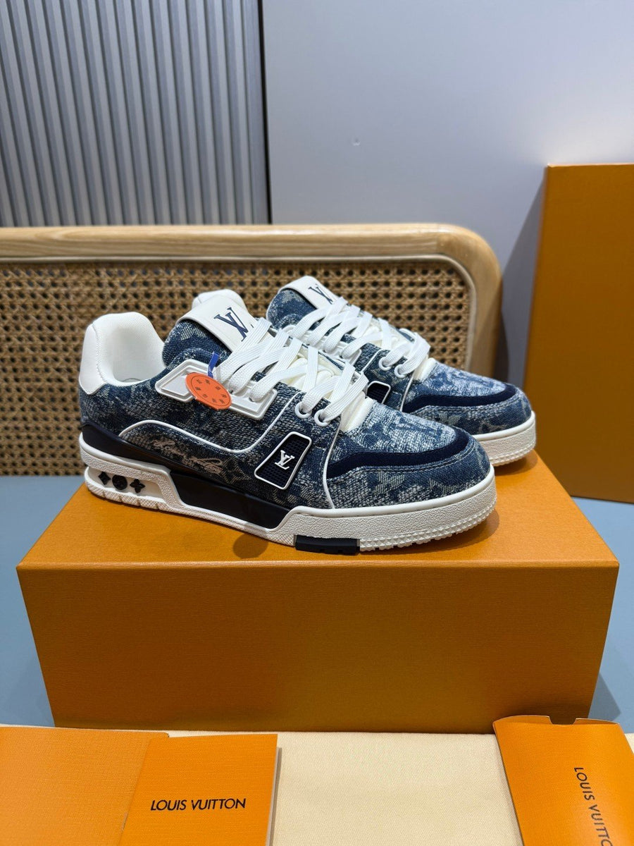 Sneakers Trainer Denim 'Denim Délavé Bleu'