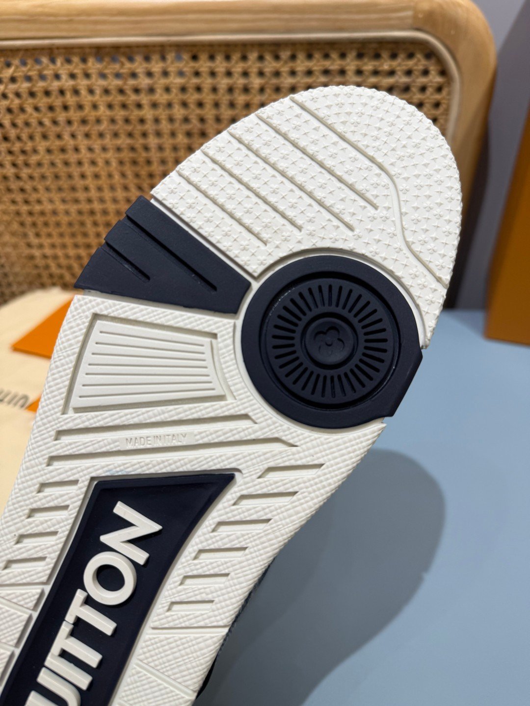 Sneakers Trainer Denim 'Denim Délavé Bleu' — vue 7
