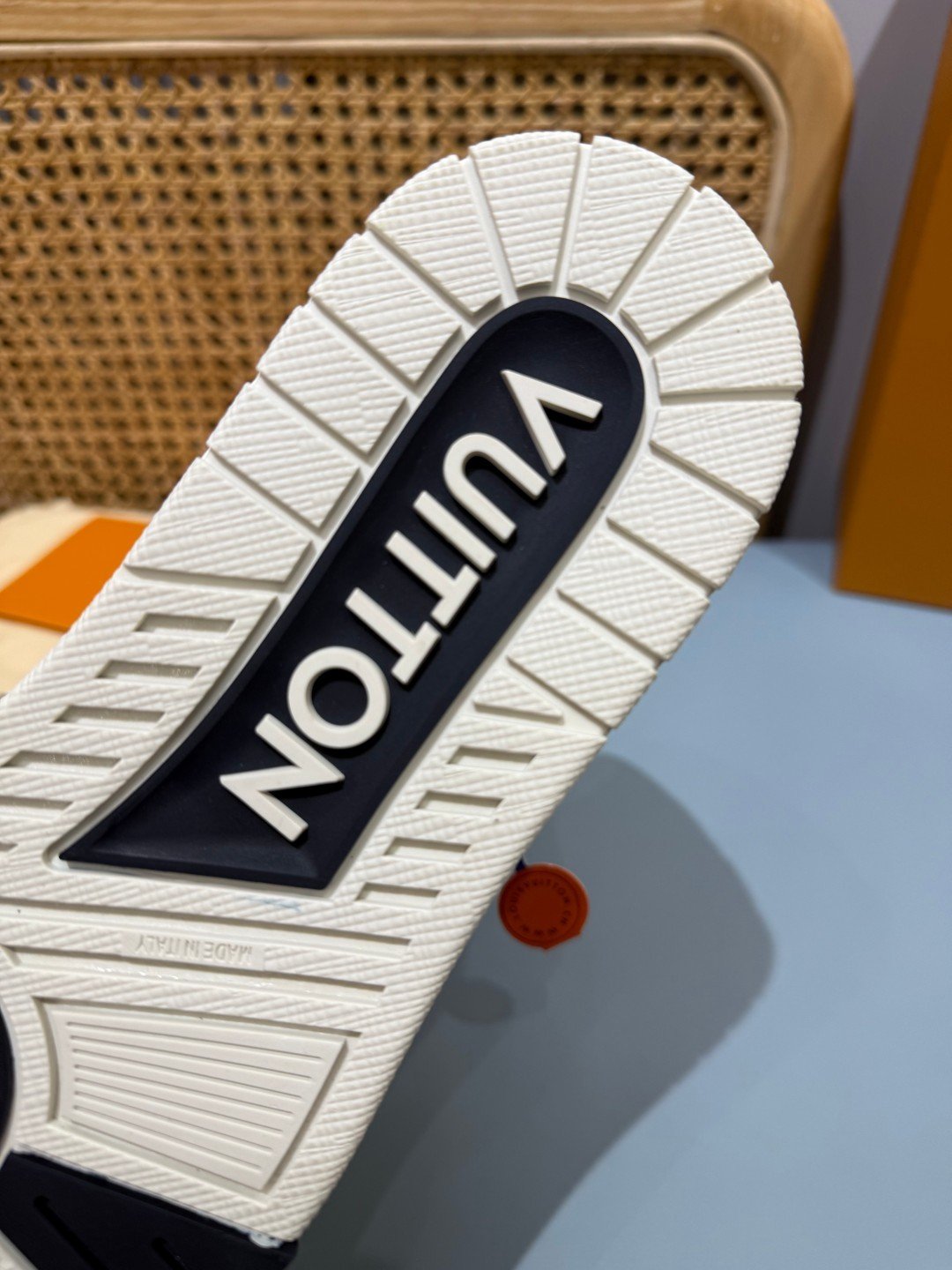 Sneakers Trainer Denim 'Denim Délavé Bleu' — vue 11