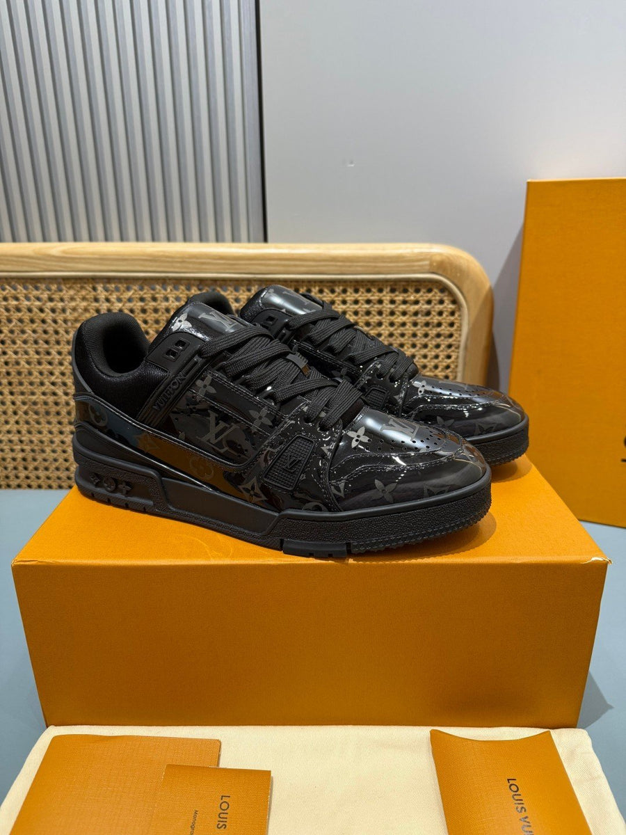 Sneakers Trainer 'Noir Brillant'