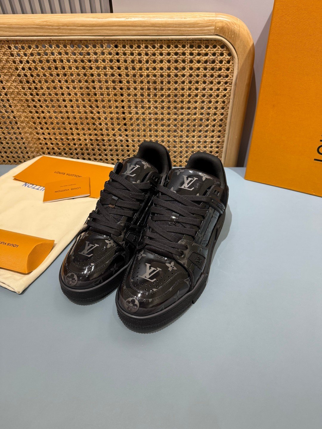Sneakers Trainer 'Noir Brillant' — vue 15