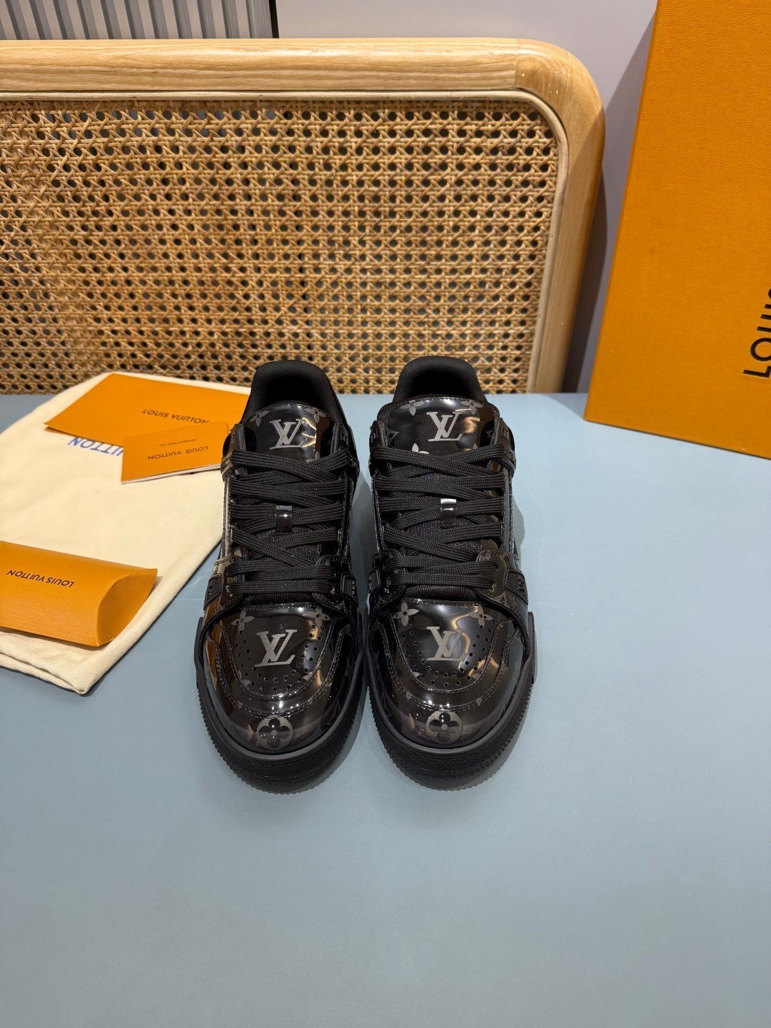 Sneakers Trainer 'Noir Brillant' — vue 17