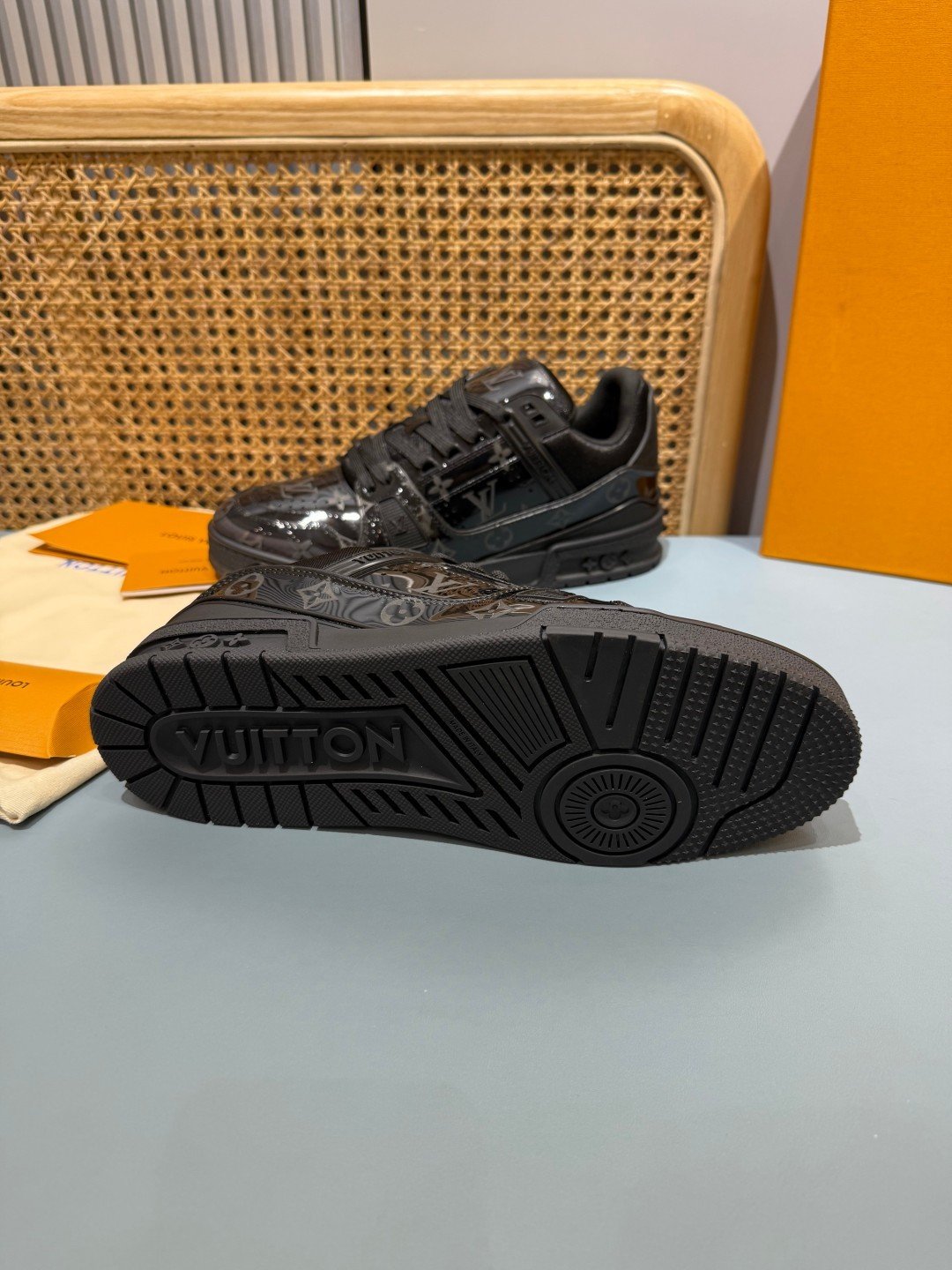Sneakers Trainer 'Noir Brillant' — vue 18