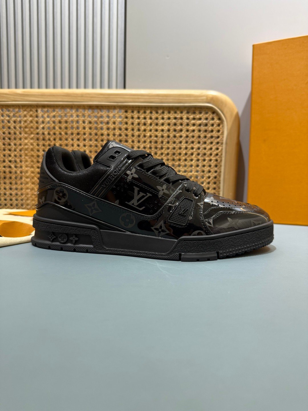 Sneakers Trainer 'Noir Brillant' — vue 21