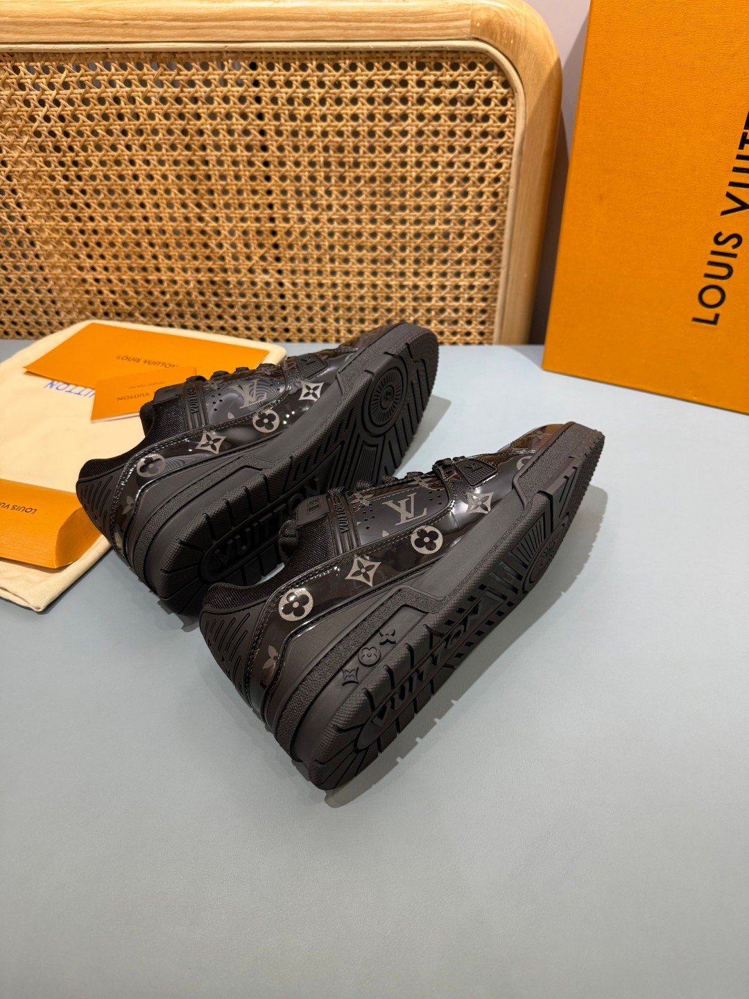 Sneakers Trainer 'Noir Brillant' — vue 22