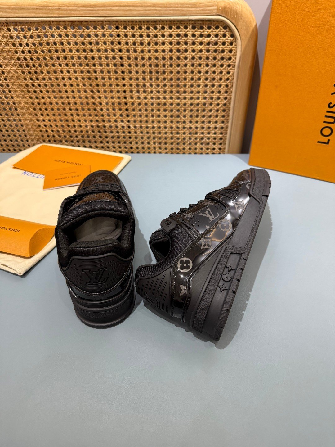 Sneakers Trainer 'Noir Brillant' — vue 23