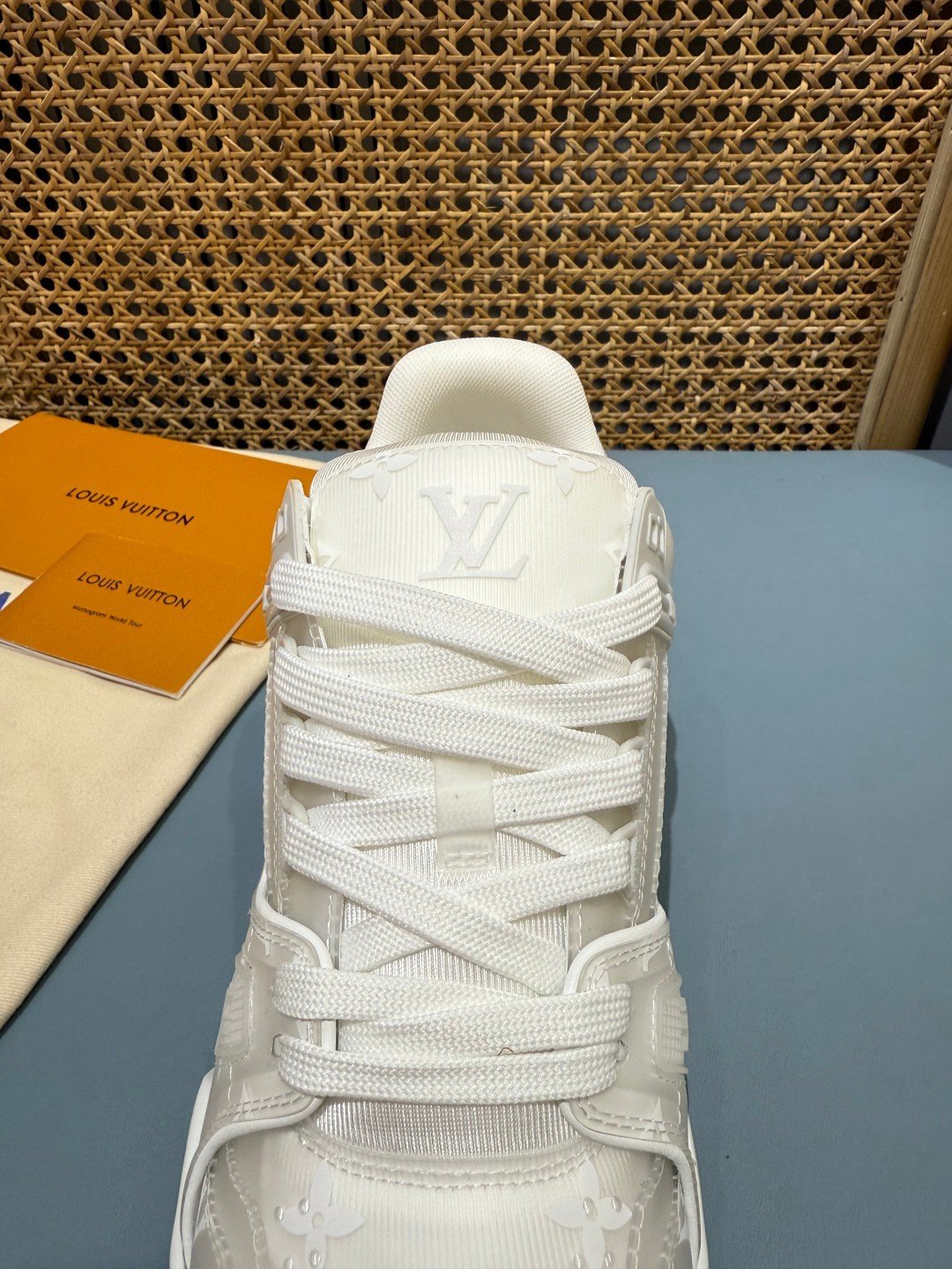 Sneakers Trainer 'Blanc Glacé' — vue 7