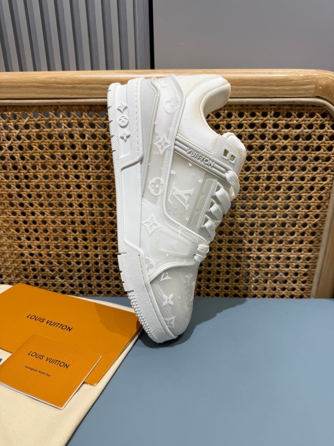 Sneakers Trainer 'Blanc Glacé' — vue 13