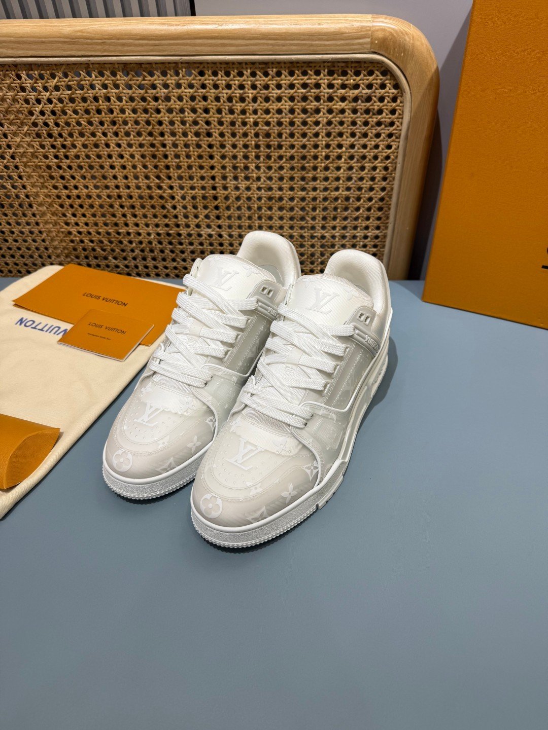 Sneakers Trainer 'Blanc Glacé' — vue 15
