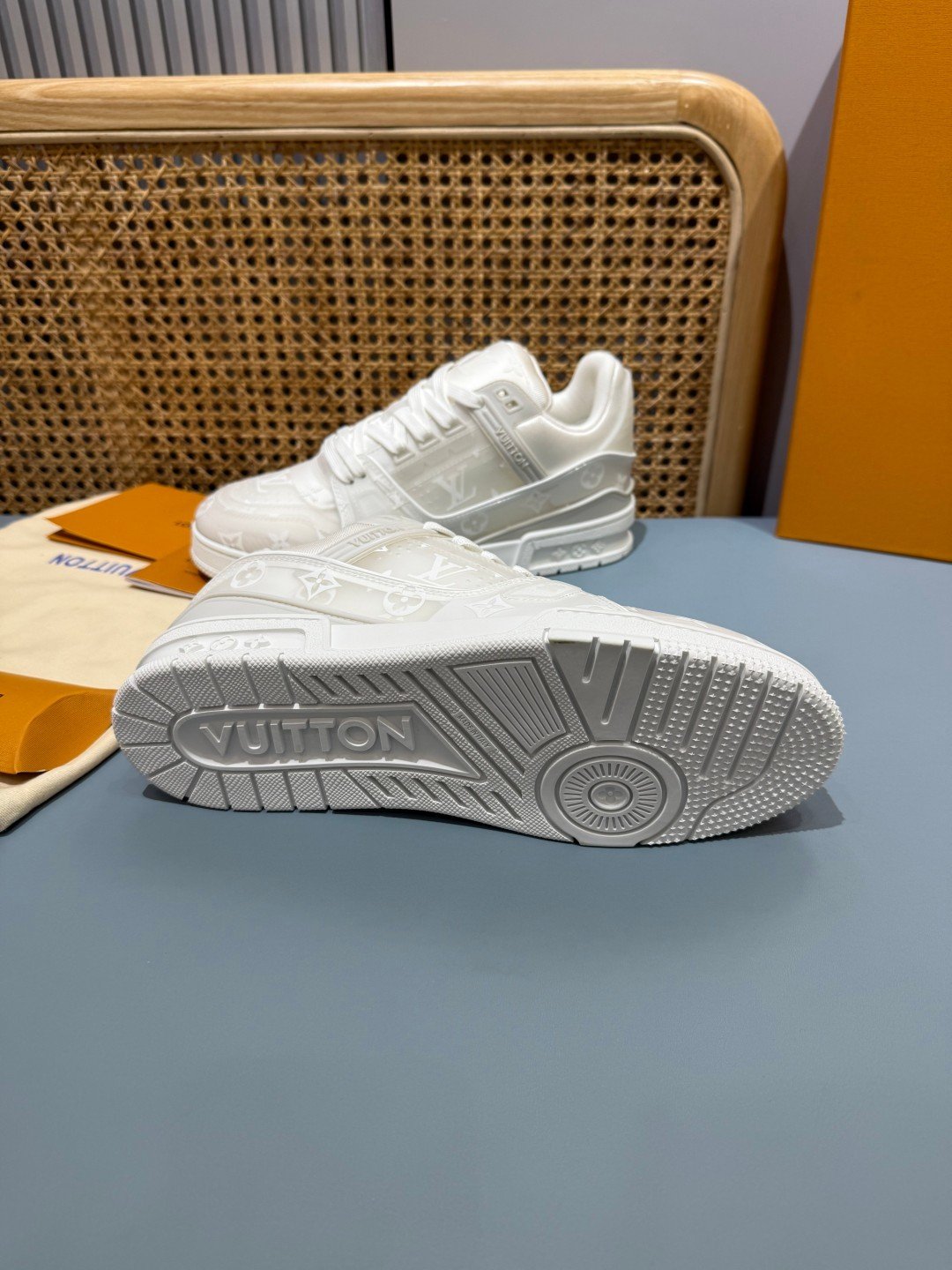 Sneakers Trainer 'Blanc Glacé' — vue 18