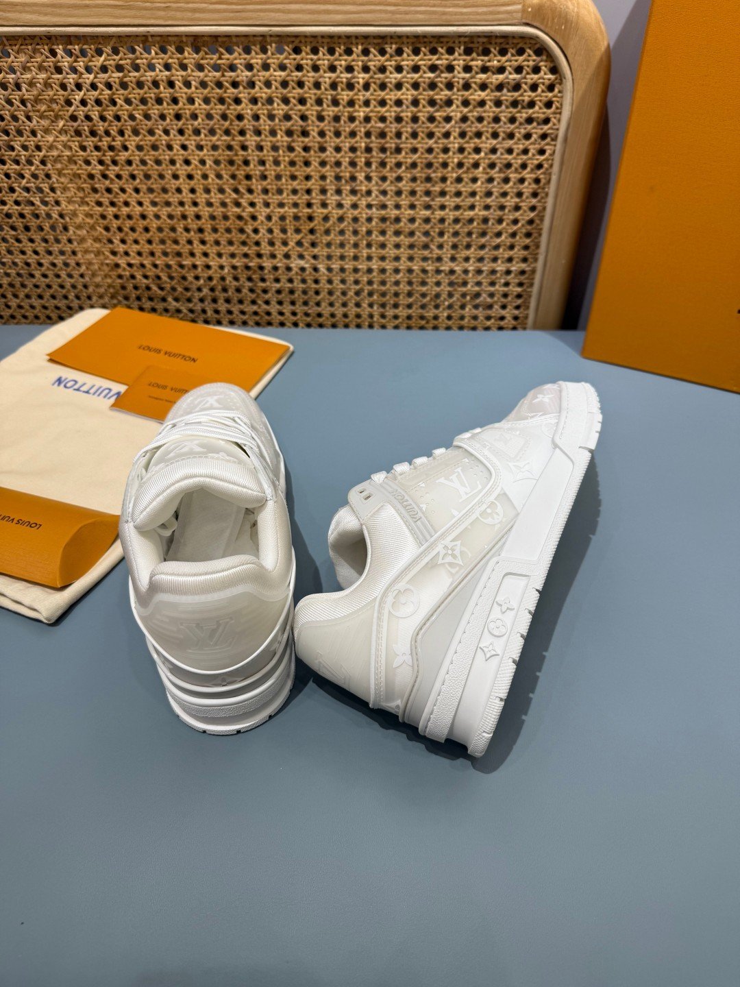 Sneakers Trainer 'Blanc Glacé' — vue 23