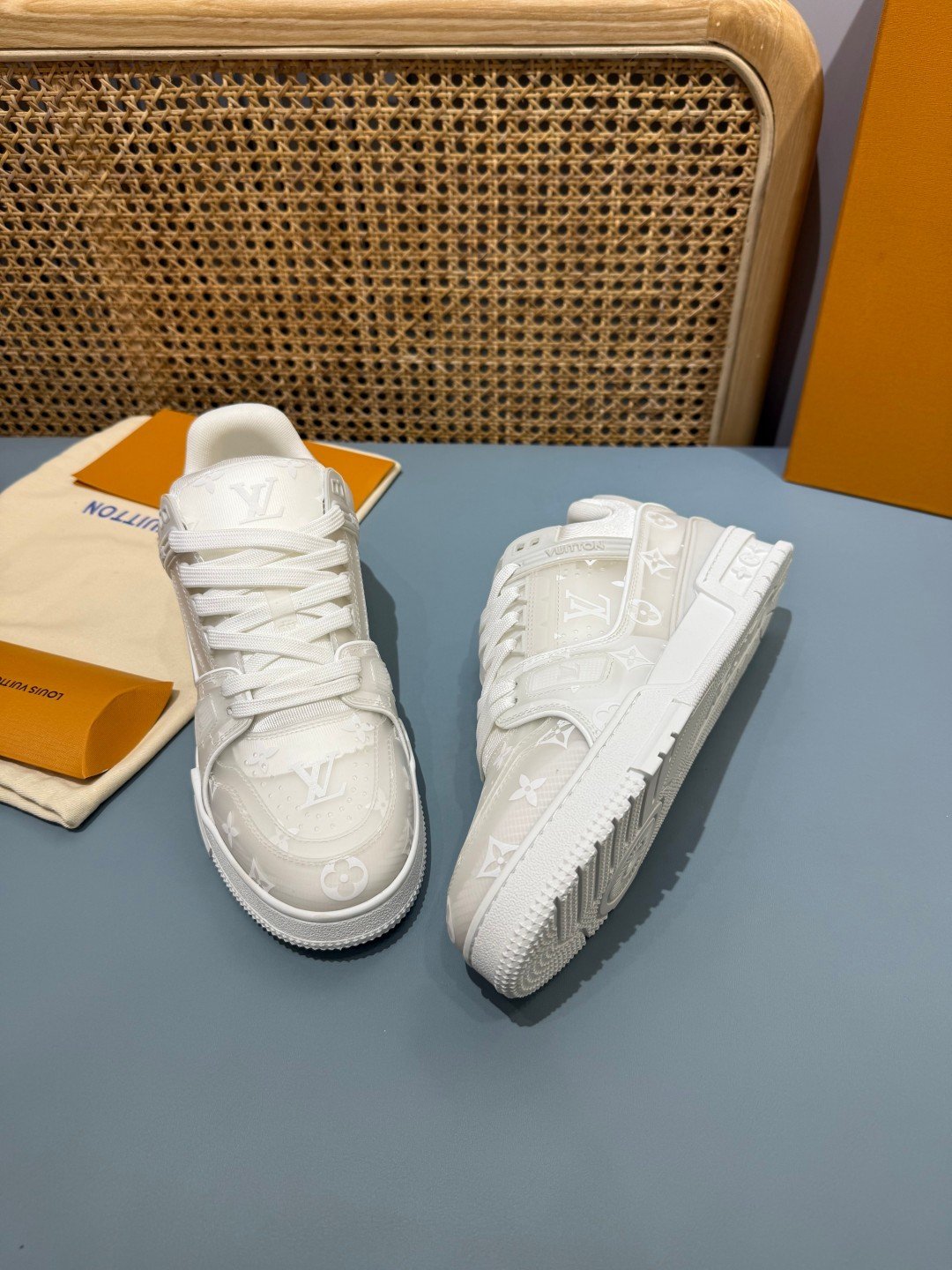 Sneakers Trainer 'Blanc Glacé' — vue 25