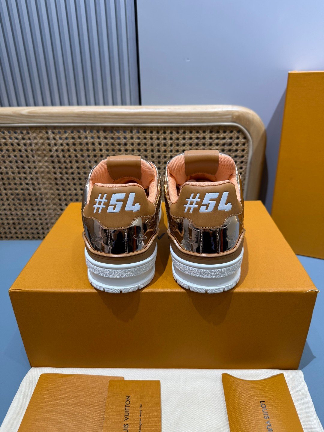 Sneakers Trainer 'Cuivre Métallisé' — vue 2