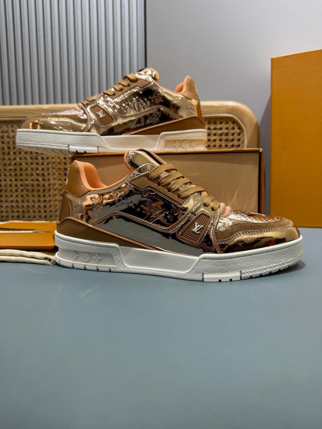 Sneakers Trainer 'Cuivre Métallisé' — vue 5