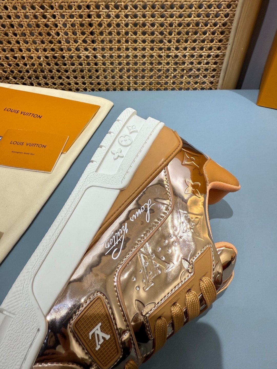 Sneakers Trainer 'Cuivre Métallisé' — vue 11