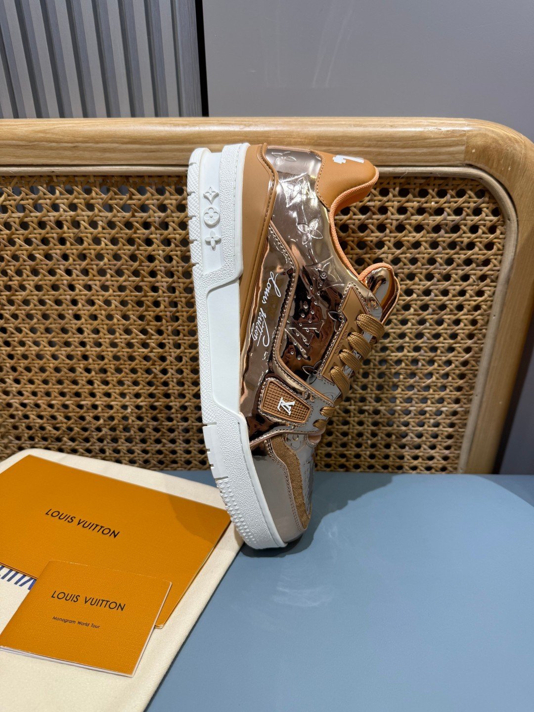 Sneakers Trainer 'Cuivre Métallisé' — vue 13