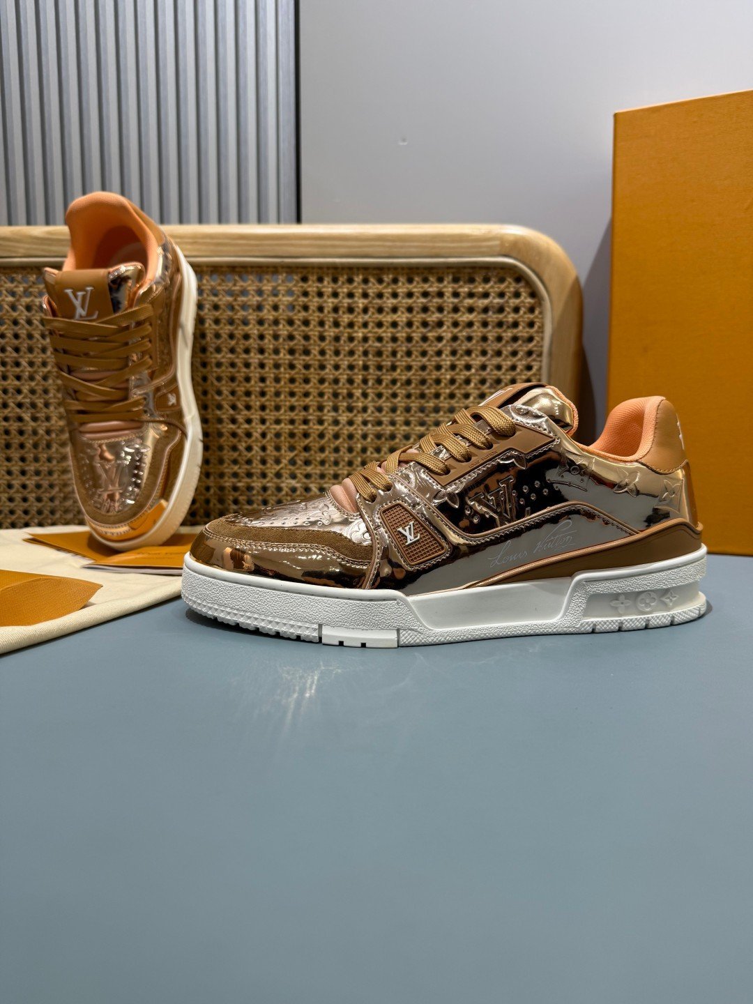 Sneakers Trainer 'Cuivre Métallisé' — vue 24