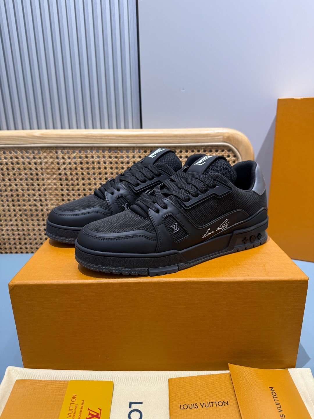 Sneakers Trainer 'Noir Profond'
