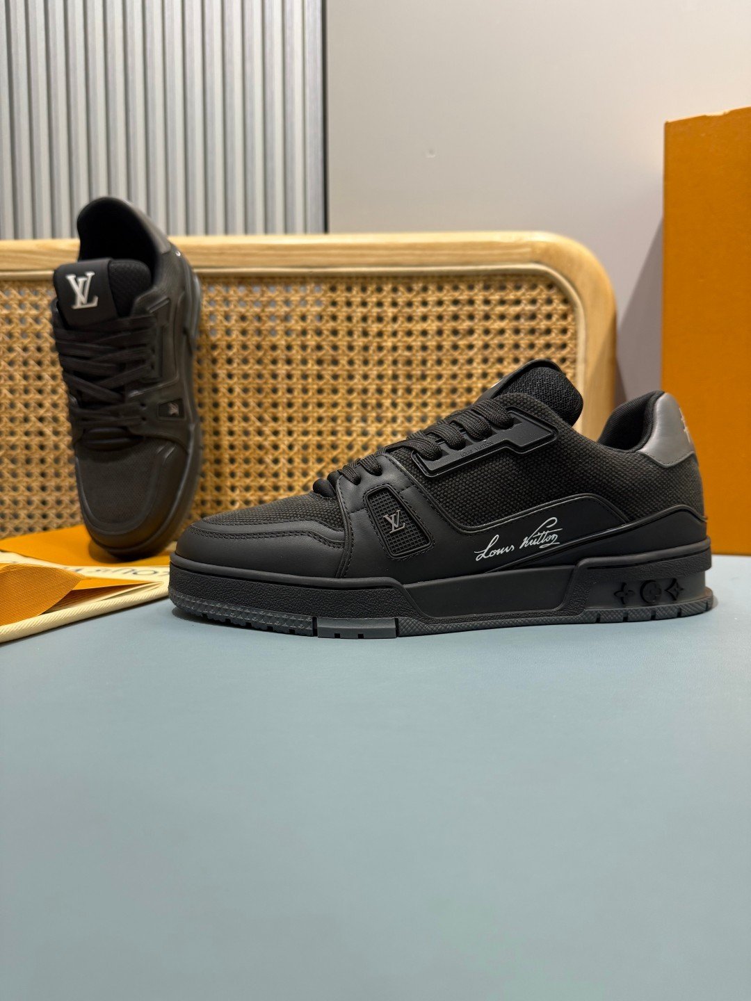 Sneakers Trainer 'Noir Profond' — vue 24