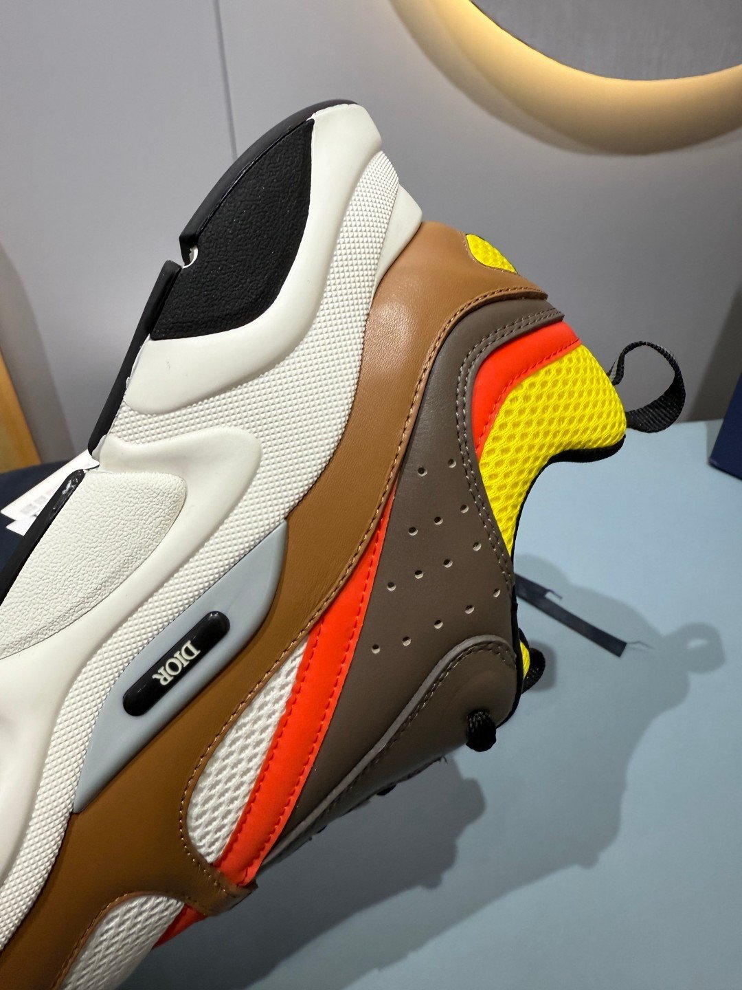 Sneakers B22 'Noir Orange Jaune' — vue 12
