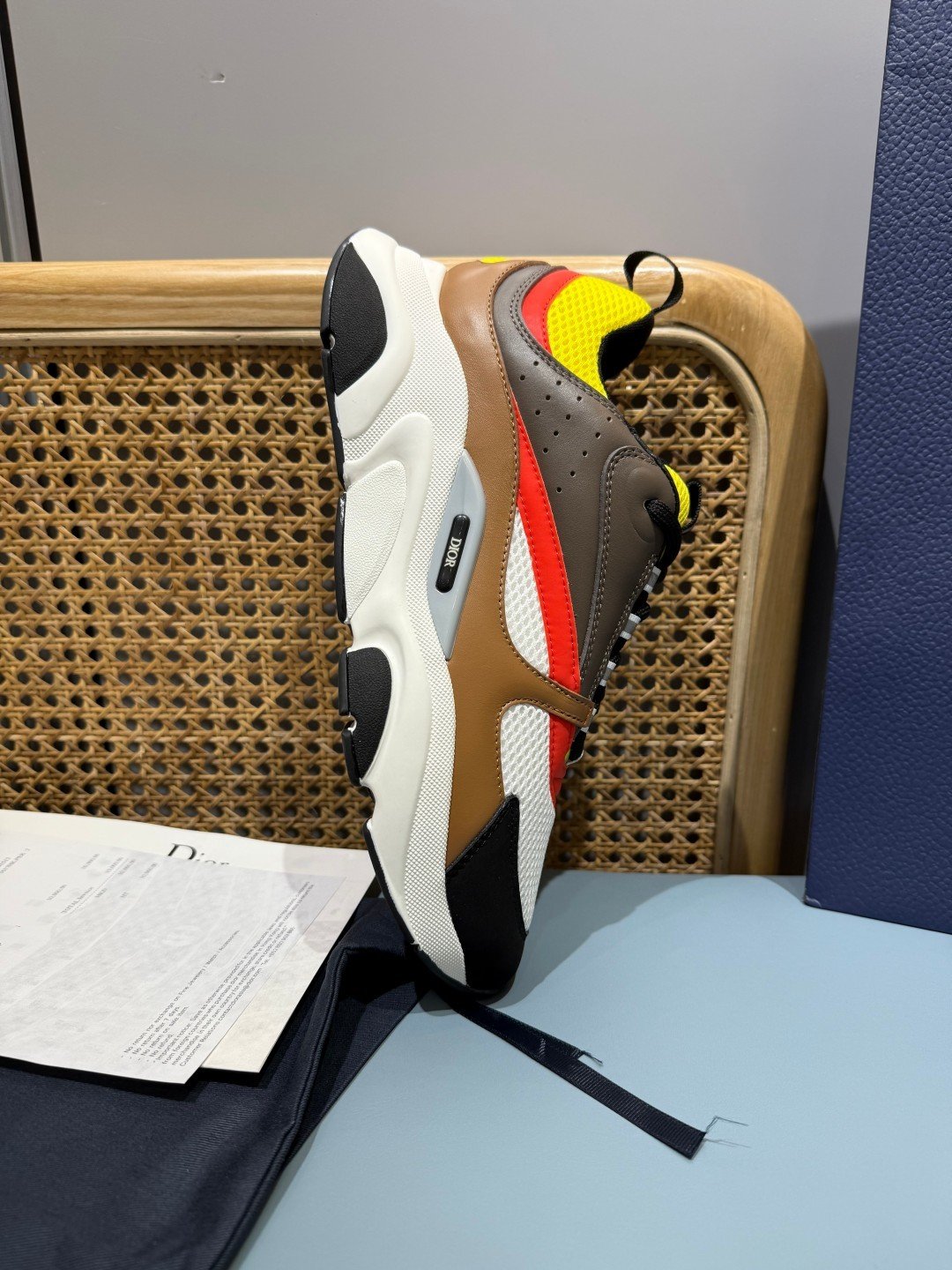 Sneakers B22 'Noir Orange Jaune' — vue 14