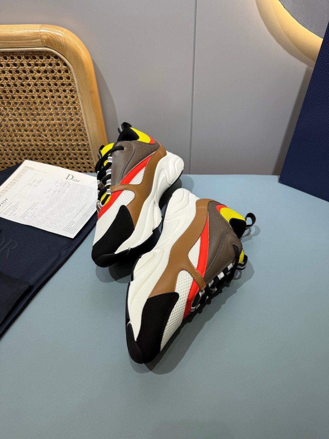 Sneakers B22 'Noir Orange Jaune' — vue 15