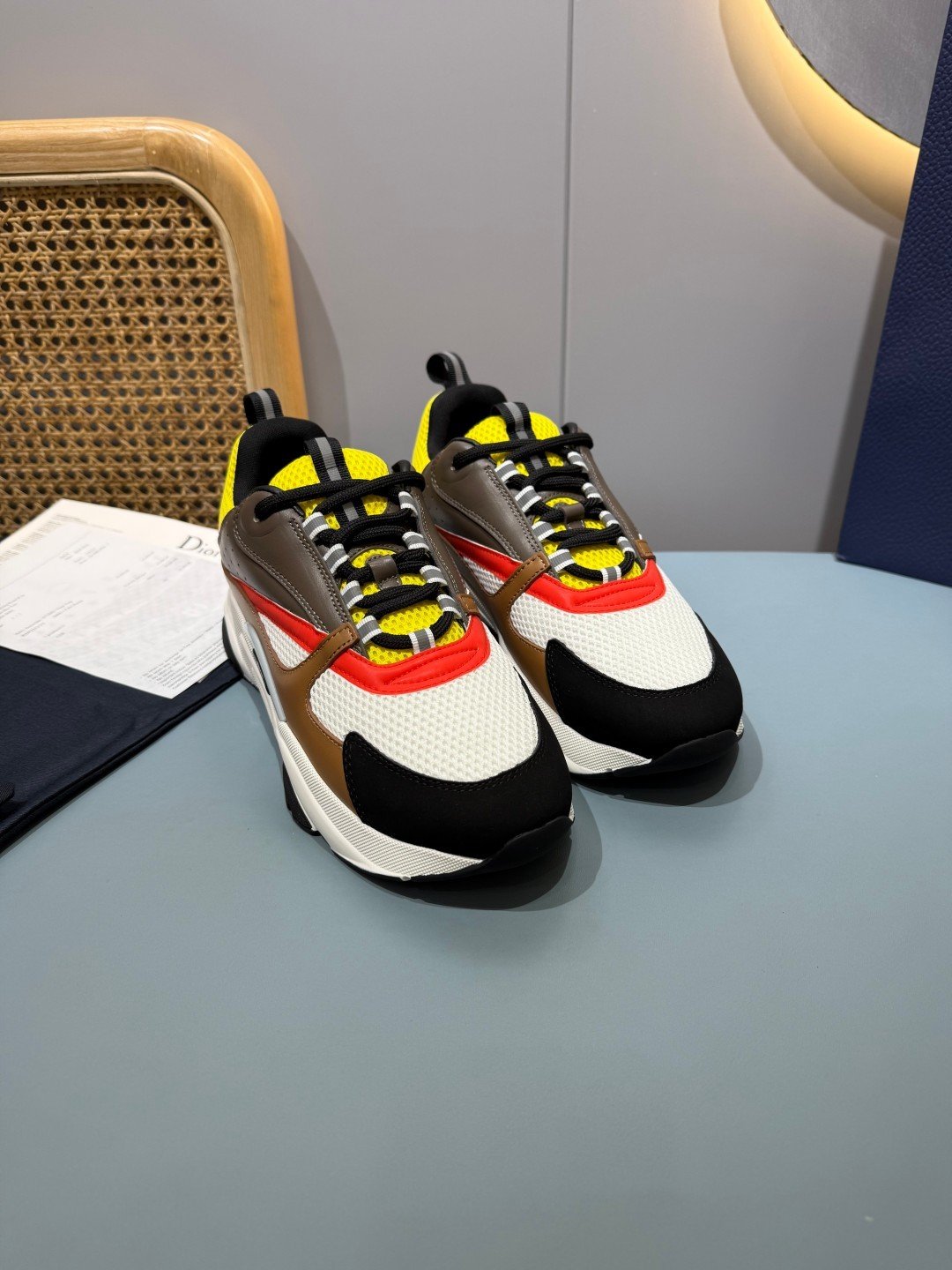 Sneakers B22 'Noir Orange Jaune' — vue 17