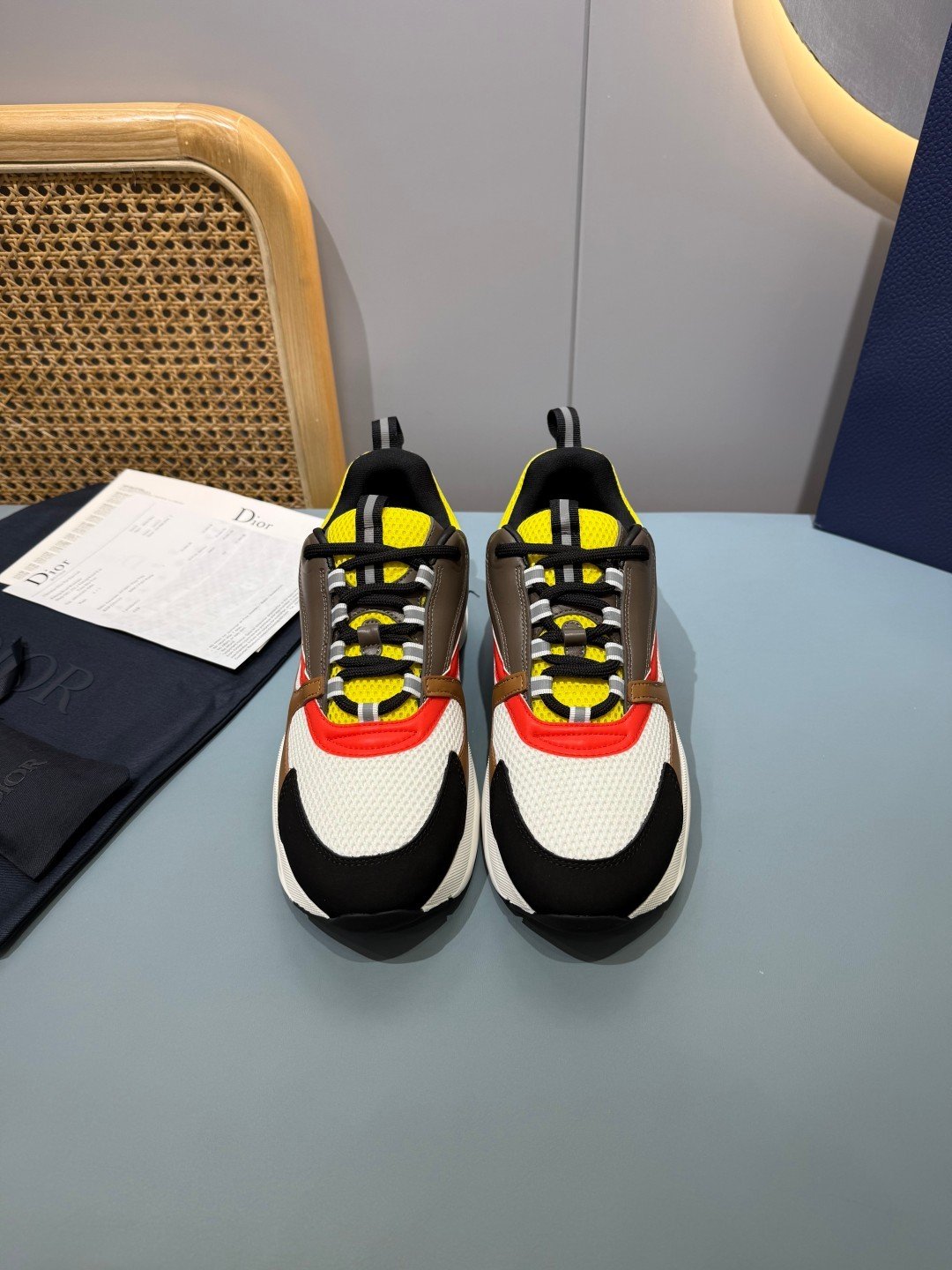 Sneakers B22 'Noir Orange Jaune' — vue 18