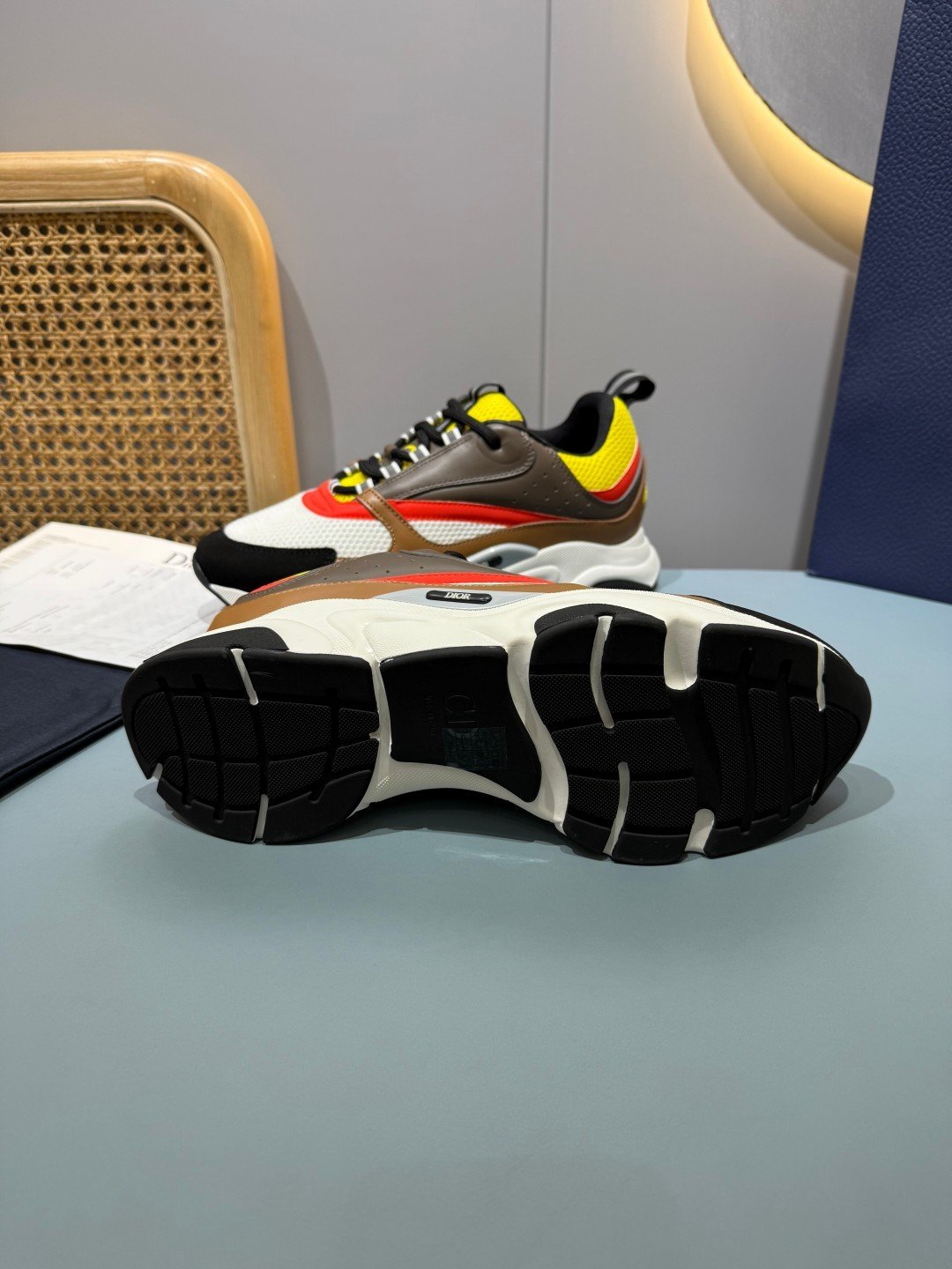 Sneakers B22 'Noir Orange Jaune' — vue 19