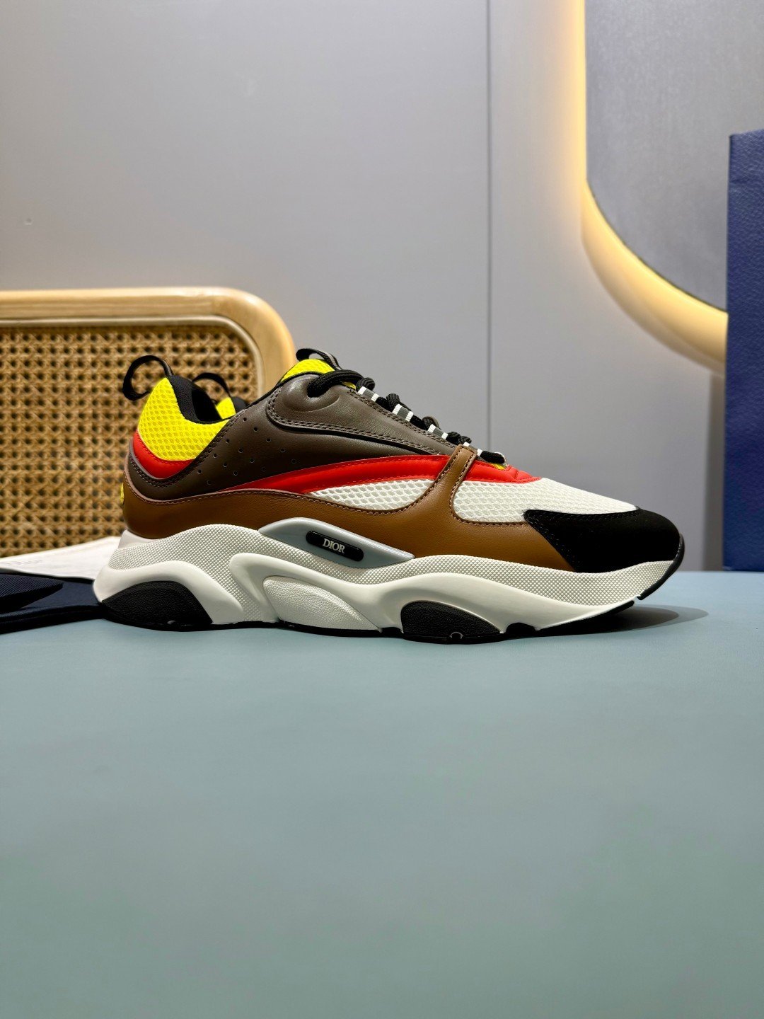 Sneakers B22 'Noir Orange Jaune' — vue 22