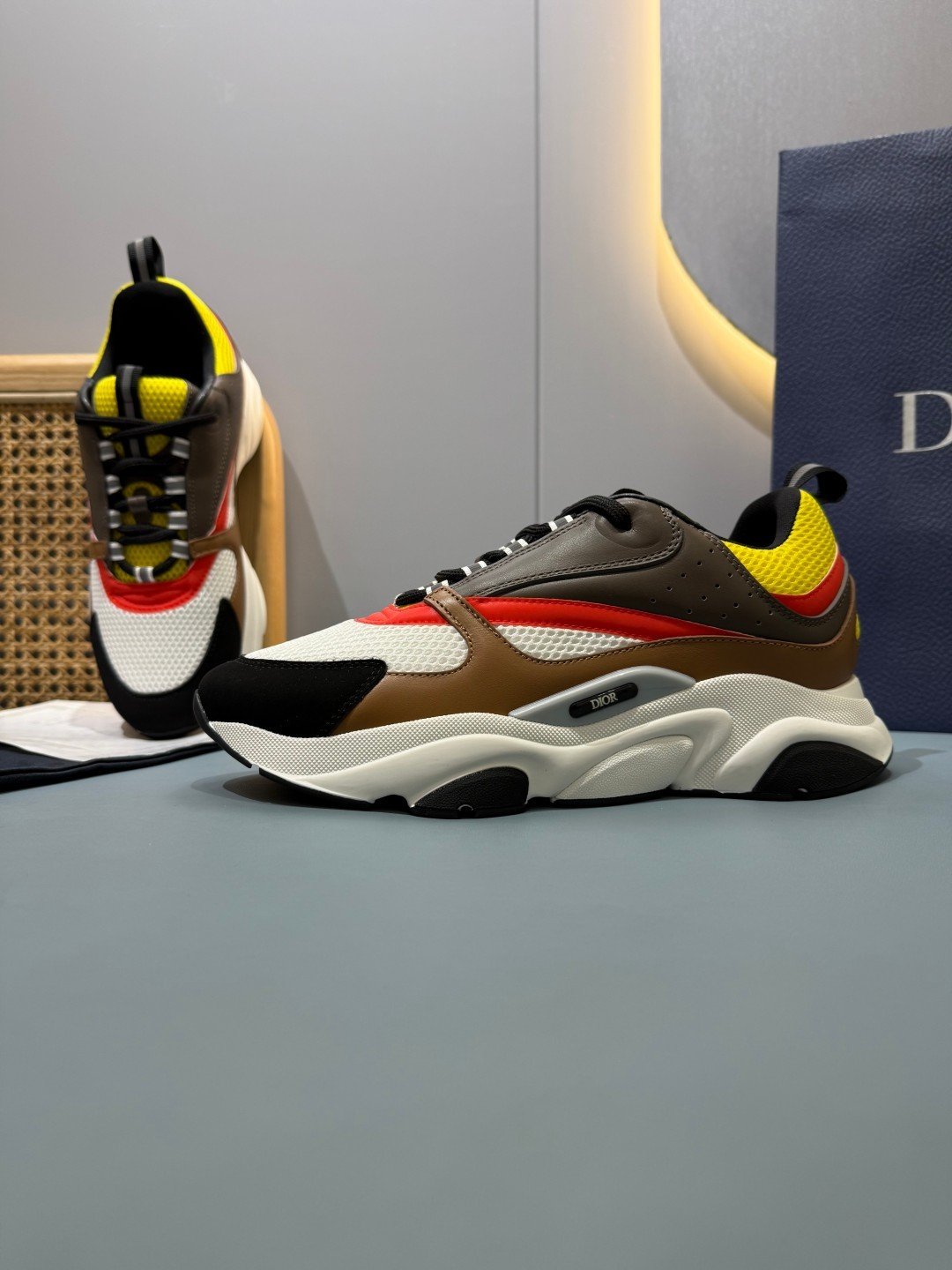 Sneakers B22 'Noir Orange Jaune' — vue 25