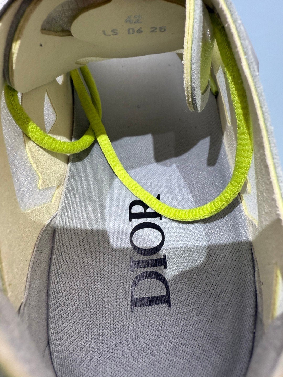 Sneakers B30 Countdown 'Gris et Jaune Fluo' — vue 6