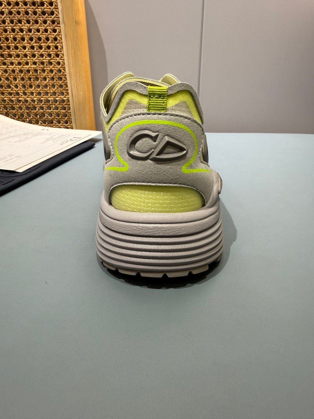 Sneakers B30 Countdown 'Gris et Jaune Fluo' — vue 10