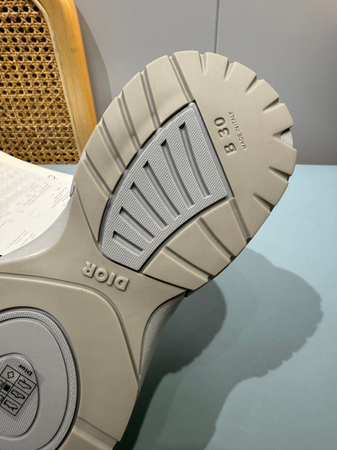 Sneakers B30 Countdown 'Gris et Jaune Fluo' — vue 11