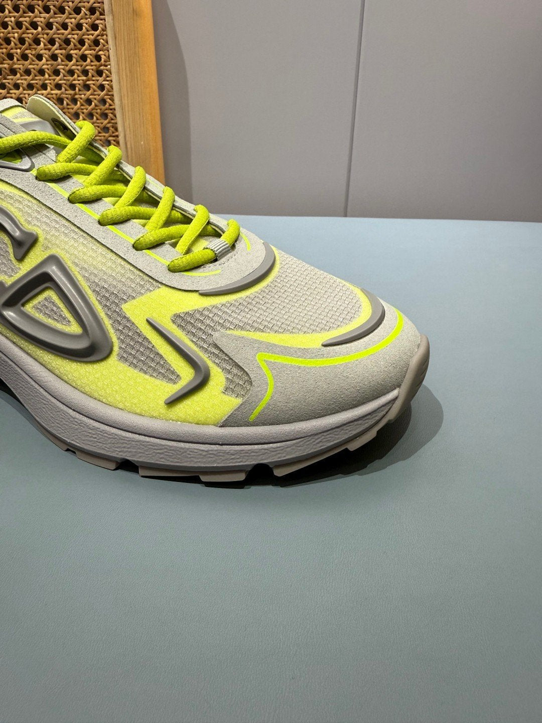Sneakers B30 Countdown 'Gris et Jaune Fluo' — vue 13