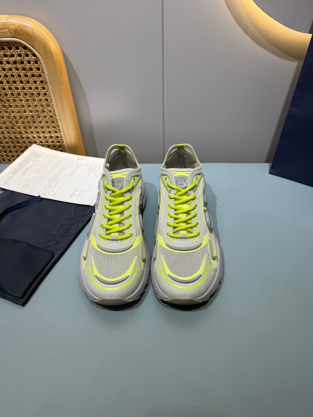 Sneakers B30 Countdown 'Gris et Jaune Fluo' — vue 18