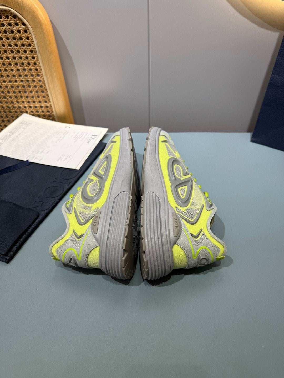 Sneakers B30 Countdown 'Gris et Jaune Fluo' — vue 20