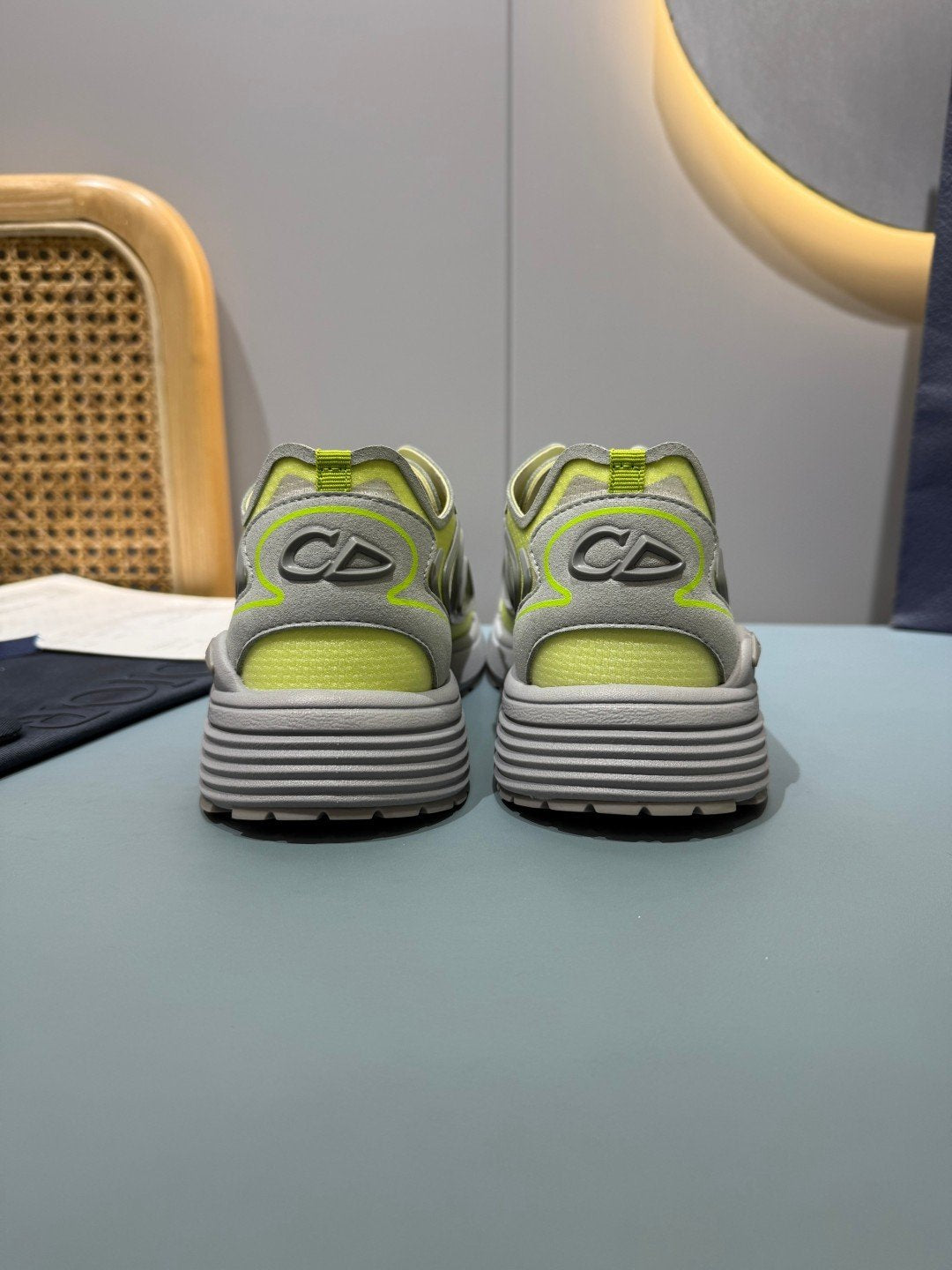 Sneakers B30 Countdown 'Gris et Jaune Fluo' — vue 21