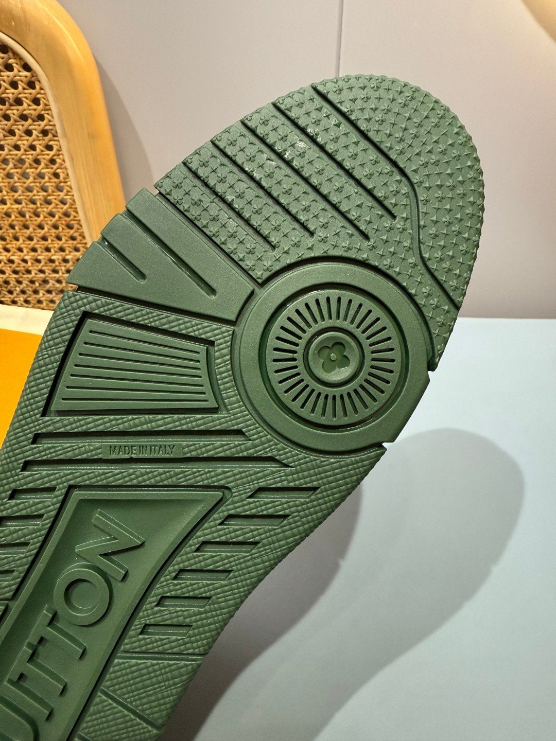 Sneakers Trainer 'Violet Vert' — vue 7