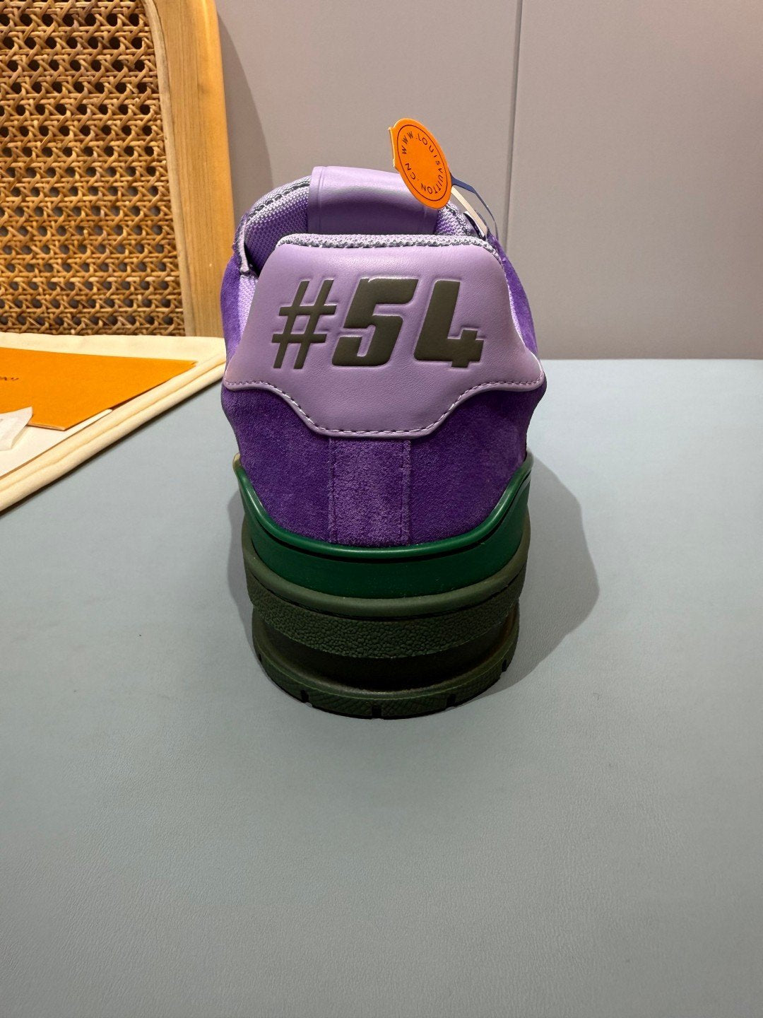 Sneakers Trainer 'Violet Vert' — vue 10