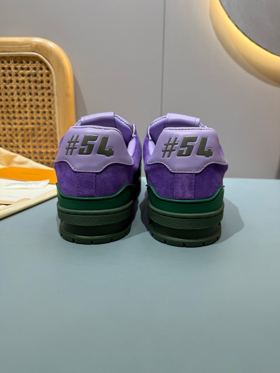 Sneakers Trainer 'Violet Vert' — vue 21
