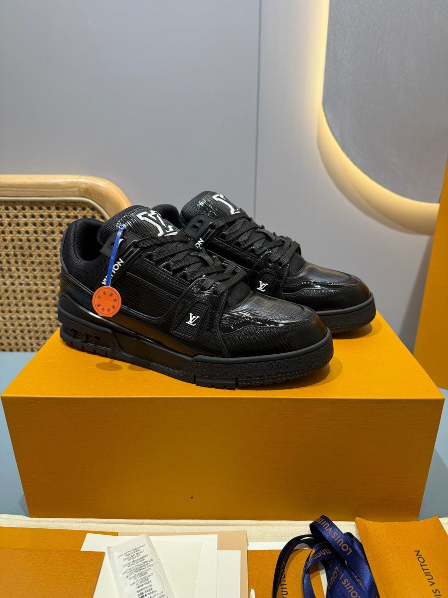 Sneakers Trainer 'Noir Verni'
