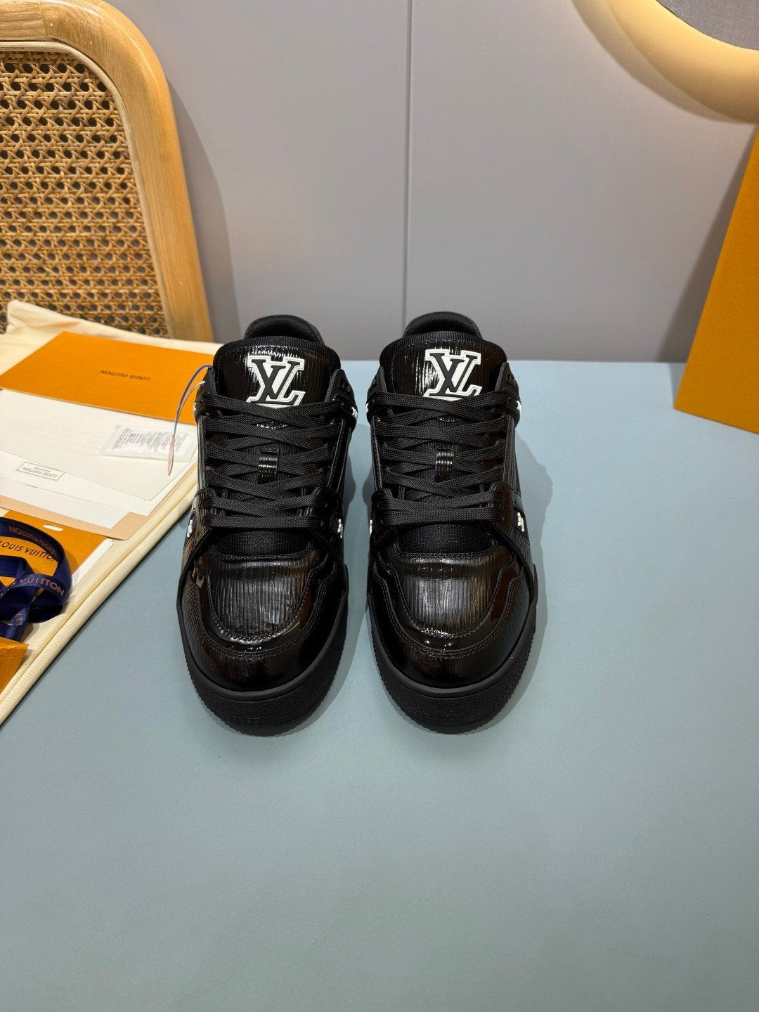 Sneakers Trainer 'Noir Verni' — vue 18